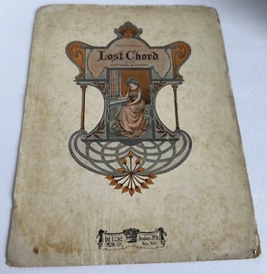 Vintage Sheet Music: "LOST CHORD" Arthur Sullivan  ~1912 - Picture 1 of 5