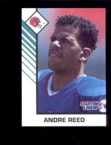 1993 Kenner SLU Starting Line Up ANDRE REED Buffalo Bills Card - Picture 1 of 1