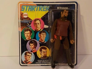 J317 Star Trek Klingon Action Figure Mego 1974 Vintage On Card - Picture 1 of 15