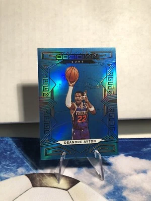 2022-23 Panini Obsidian FOTL Electric Etch Blue Flood /16 DeAndre Ayton #5 - Image 1 of 2