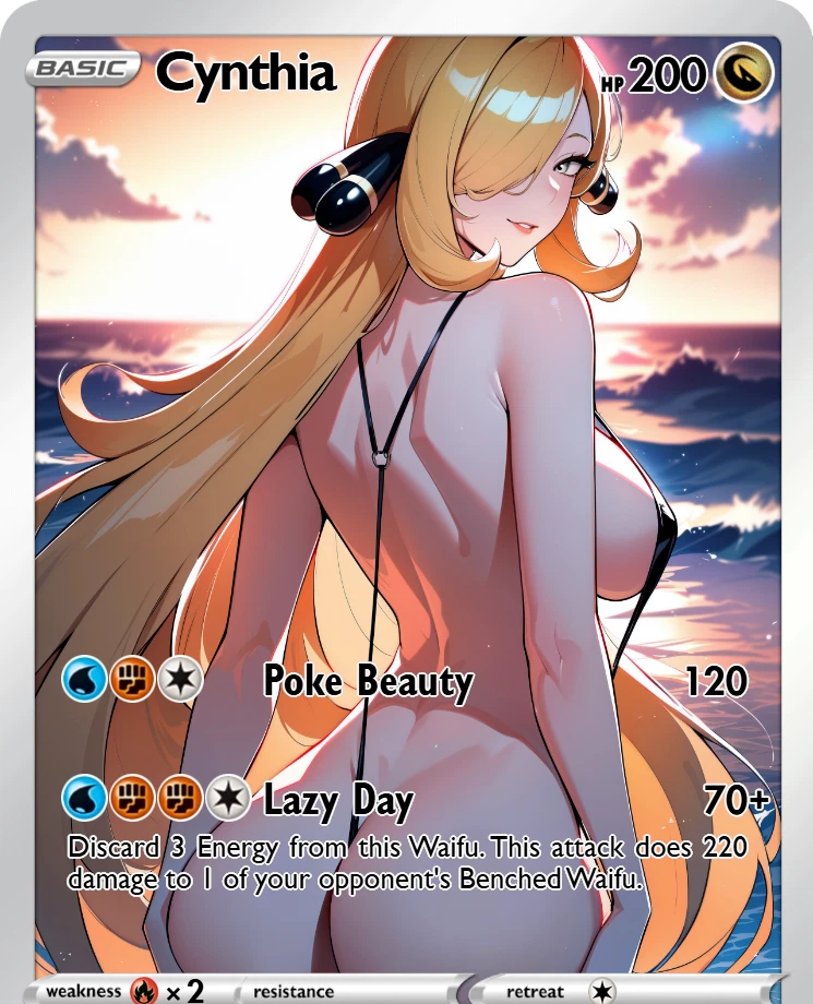 LoveangelGames - Tarjeta Personalizada - Juego de Personajes - Cynthia Foto 1 de 1