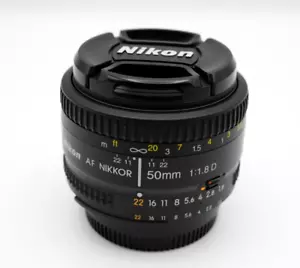 Nikon AF Nikkor 50mm f/1.8D Lens Nikon F-mount auto focus from Japan - Picture 1 of 23
