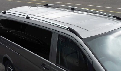 Roof Rack Bars Side Rails To Fit Extra Long L3 Mercedes Vito W447 (2015+) - Image 1 of 4