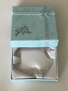 Silver Rainbow Moonstone Gemstone Bracelet - Picture 1 of 4