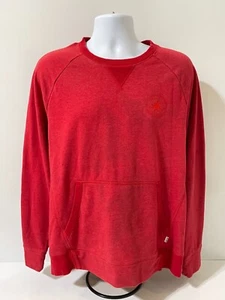 Converse All Star Mens Y2k Red Casual Long Sleeve Crew Neck Sweater Size Large - Picture 1 of 11