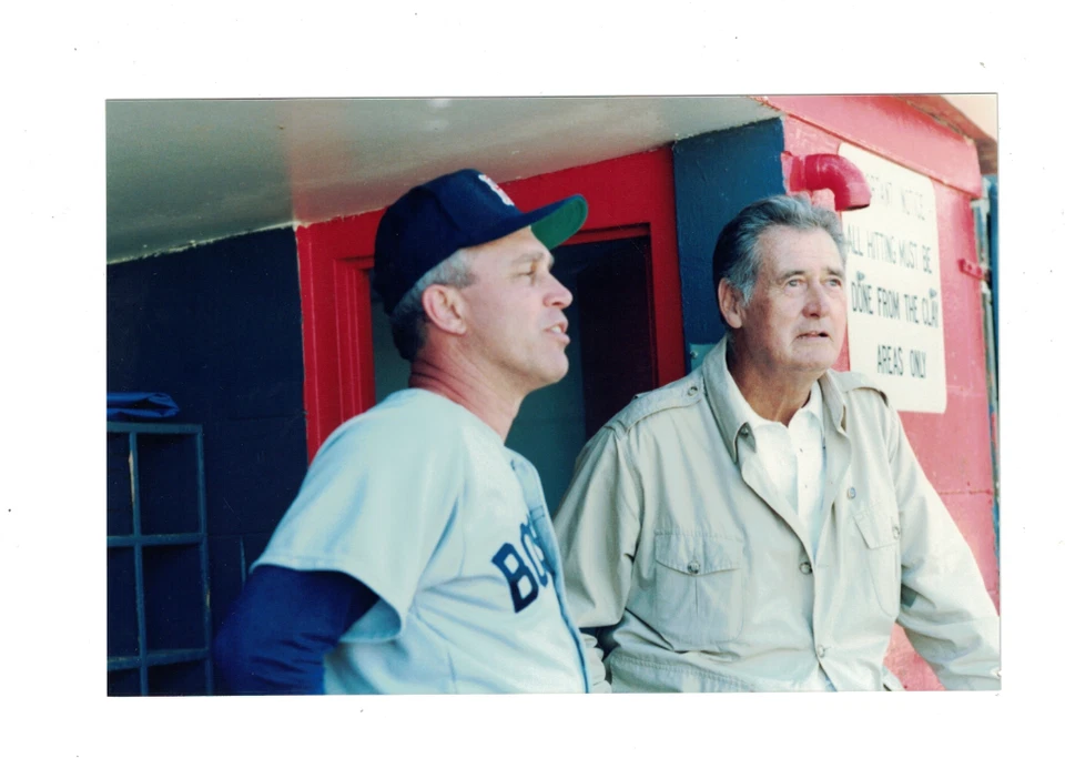 Ted Williams Boston Red Sox Original 1980's Fantasy Camp 4x6 Photo - Image 1 of 1