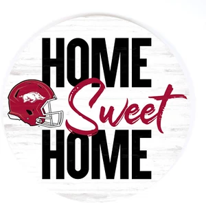 Home Sweet Home Arkansas Football University Razorbacks Schild - Bild 1 von 5