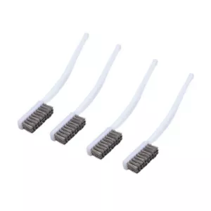 Cepillo de alambre blanco pequeño Acero inoxidable Limpieza Óxido Metal Motocicleta 4 piezas - Imagen 1 de 1