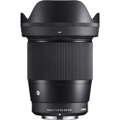 Sigma 16mm f/1.4 DC DN Contemporary Lens for Sony E-Mount BLACK - 99% New - Image 1 of 4