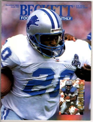 Used Dec 1993 Football Beckett Barry Sanders Keith Jackson - Image 1 of 2