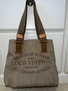 Louis Vuitton Articles De Voyage PM Tote Bag In Beige Canvas Limited Production - Picture 1 of 11