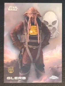 2025 Topps Chrome Star Wars Glerb Debut Rainbow Refractor Parallel #121 - Picture 1 of 2