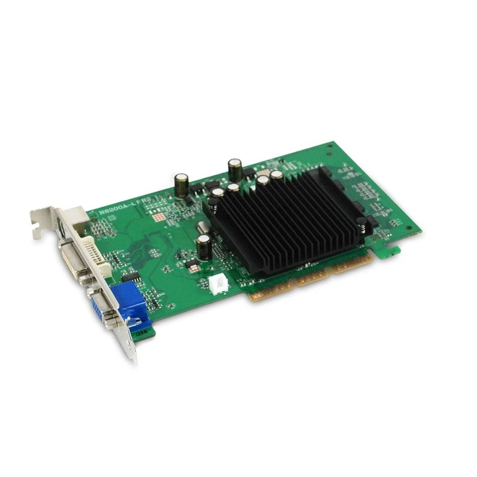 EVGA 256-A8-N341-LX e-GeForce 6200 256MB DDR2 AGP Graphics Card_x000D_ - Image 1 of 1