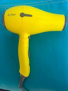 Drybar Buttercup Hair Blow-Dryer Yellow Professional Tested Working Travel - Picture 1 of 7