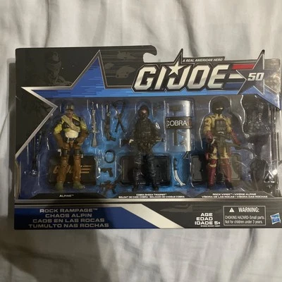 GI Joe 50th Anniversary  Rock Rampage Alpine, Shock Trooper, Rock Viper - Image 1 of 4
