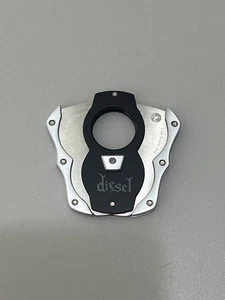 Colibri Cut Cigar Cutter Double Guillotine  Black & Silver   - Picture 1 of 6