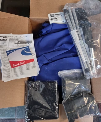 Cubierta de viaje para barco Carver Covercraft WAC-18 O/B acrílico caminar alrededor de Cuddy Cabin Foto 1 de 4