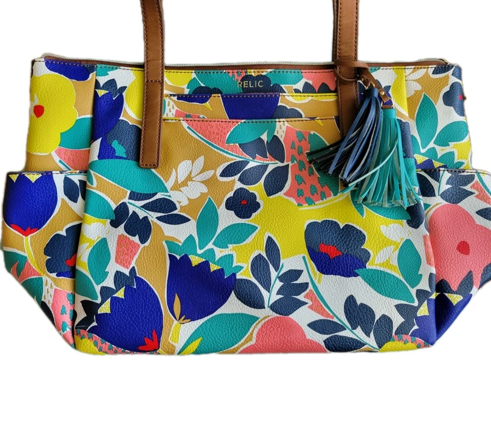 🌞Reliquia 'You Are My Sunshine' Bolso de Hombro Cartera Coloridas Borlas Florales Foto 1 de 4