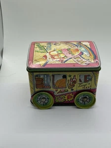 luigis italian ice cream van tin revolving wheels 1983 metal box Genuine DoDo - Picture 1 of 6