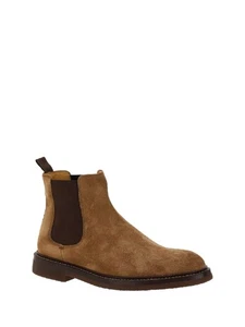 Brunello Cucinelli Elasticated-Panel Chelsea Ankle Boots - Picture 1 of 10