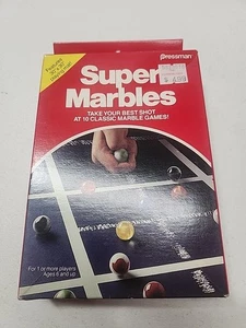 RARE 1990 Pressman Toy Super Marbles Set - Picture 1 of 3