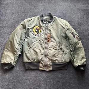 Buzz Rickson’s USAF MA-1 BR10981 982 Flight Bomber Jacket Crown Zipper MEDIUM - Picture 1 of 13