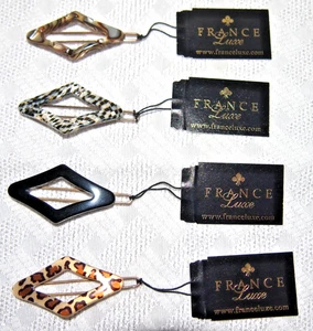 Juego de lujo Francia/4 pasadores Paragon Tige Boule-Onyx, ópera plata, oro Wildcat - Imagen 1 de 7