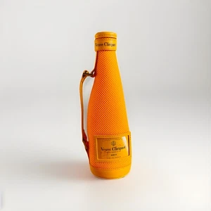 Veuve Clicquot Brut Champagne Sacchetto/Giacca Bottiglia Isolato Manico Arancione 750ml - Foto 1 di 6