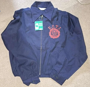 Chaqueta flocada Buffalo NY campeona del Instituto Técnico del Condado de Erie Buffalo NY nueva con etiquetas - Imagen 1 de 9