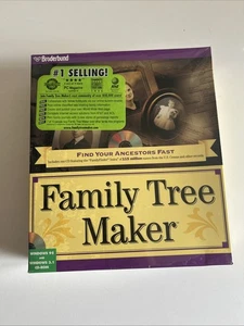 Broderbund Family Tree Maker Windows 95 3.1 4 CD-ROM V4 NEW SEALED - Picture 1 of 14