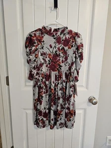 NWT Bonnie Jean Girls Size 14 Dress Floral Ruffles Adorable - Picture 1 of 11