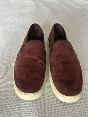 Vince Blair Women's Burgundy Suede Slip-On Shoes Low Top Size 7.5 - Image 1 of 4