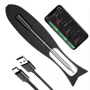 Intelligentes digitales Fleisch Lebensmittel Thermometer kabellos Bluetooth Monitor BBQ Ofen Grillen - Bild 1 von 11