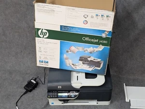 HP Officejet J4580 All-In-One Print/Scan/Copy/Fax Inkjet Printer w/ Cords - Picture 1 of 14