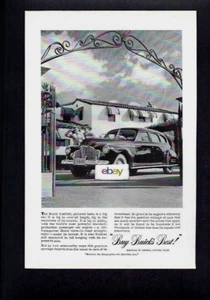 BUICK AUTO 1941 BUY BUICK'S BEST! BUICK 4-TÜRER LIMITIERT IST EINE GROSSE AUTOANZEIGE - Bild 1 von 1