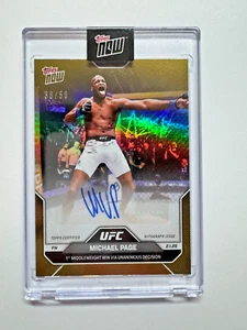 Autograph 38/50 Parallel - Michael Page - 2025 UFC Topps NOW® - Picture 1 of 7