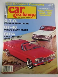 Car Exchange Magazine December 1982 GTO GT-40 - Picture 1 of 4