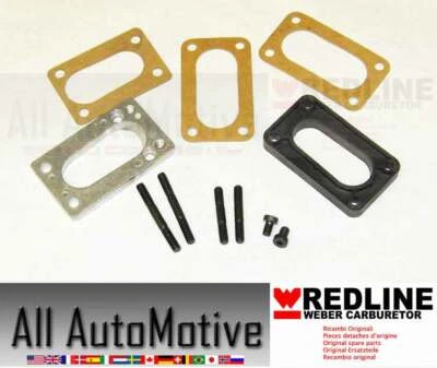 Kit de placa adaptadora de carburador ISUZU Weber con juntas para Weber 32/36 y 38DGAS Foto 1 de 3