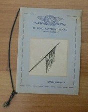 31° Reggimento Fanteria Siena 'Osare sempre' calendarietto 1938