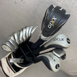 XXIO Set Mazze da Golf Uomo 14pz RH Carbon R Flex Driver FW Iron Putter SRIXON Borsa - Foto 1 di 9