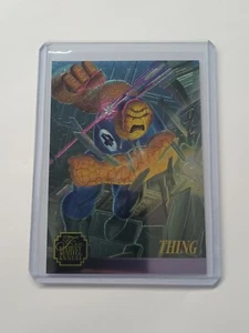 THING 1995 FLAIR MARVEL ANUAL CROMO FANTÁSTICO CUATRO #4 DE 12 - Imagen 1 de 10