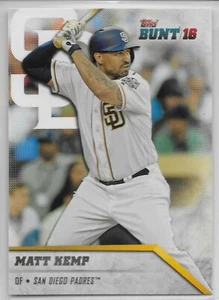 2016 Topps Bunt (Physical) #82 Matt Kemp San Diego Padres - Picture 1 of 1