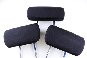 Juego de 3 cojines reposacabezas reposacabezas asiento fila trasero tela CR-V 2007-2009 NEGRO OEM - Imagen 1 de 11