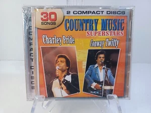 Unusual SEALED Lot; C.Pride/C. Twitty 2CD 30 songs & Country Stars 3 CD 65 songs - Picture 1 of 5