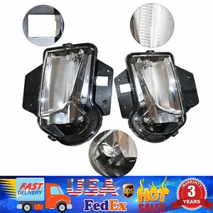 1 Pair For 2013-17 Cadillac XTS LED Fog Lights Bumper Daytime Running Lamps+DRL - Picture 1 of 12