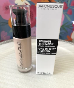 Japonesque Luminous Foundation Flawless Liquid Makeup .84 fl oz *Shade 02* NIB - Picture 1 of 4