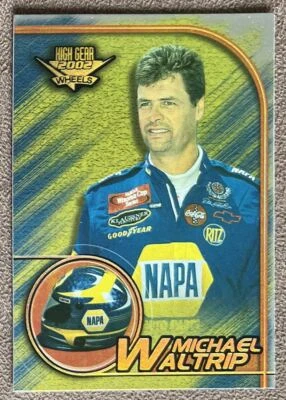 2002 Wheels High Gear Holofoil Michael Waltrip #F27 NASCAR Racing - Image 1 of 2