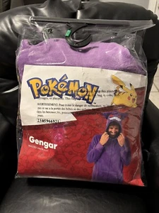 [01667542 ] Spirit Halloween Adult Gengar Hooded Jumpsuit Costume - Pokémon L/xl - Picture 1 of 2