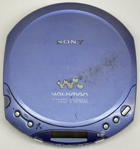 Sony Walkman Portable CD Player D-E220 ESP MAX Blue Pearl Discman UNTESTED READ - Picture 1 of 11