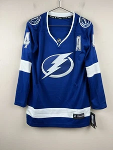 Tampa Bay Lightning Custom Fanatics HAMPTON #4 Jersey Women’s M Blue 2023 - Picture 1 of 10